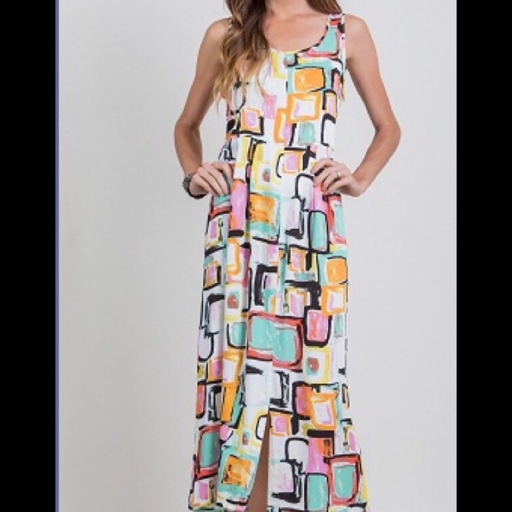5 star Small NWT sleeveless tank dress sundress summer spring resort wear